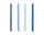 Square Candle, set of 4, blues