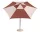 Terrazza Parasol Hexagon, off-white and burgundy