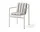Palissade Dining Armchair Soft Quilted Cushion, sky grey