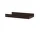 String Metal Shelf High Edge 58 x 30, dark brown