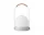 Carrie Portable Lamp Leather Handle, linen blue