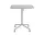 Deville Table 60x70 cm, silver grey