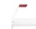 Apex Desk Clip Lamp, maroon red