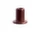 Tube Candleholder Small, chestnut brown