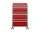 USM Haller M26 Mobile Pedestal, ruby red