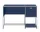 USM Haller Home Office Desk B21, steel blue