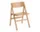 Backflip Chair, golden lacquered beech