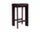 Chisel 30 Bar Stool H65, dark bordeaux lacquered beech / Turf burgundy