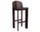 Chisel 35 Bar Stool H75, dark bordeaux lacquered beech