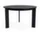 Chisel 20 Table Round Ø127, black lacquered oak