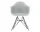 Eames Plastic Armchair DAR, light grey