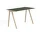 Copenhague CPH 90 Table, water-based lacquered oak/green linoleum