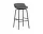 Hyg Barstool 75 cm Front Upholstery, black/Ultra Leather