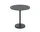 Linear Steel Café Table Ø70, black