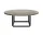 Florence Coffee Table Ø90, Gris du Marais marble / black