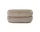 Pouf Oval Faded Velvet, beige