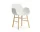 Form Armchair Oak, white