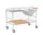 Alima NDS1 Trolley, chrome/lacquered oak