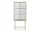 Haze Vitrine Reeded Glass, cashmere