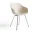AAC 226 Chair Chromed Steel Base, melange cream
