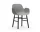 Form Armchair Black Oak, grey