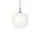 Rime Pendant Lamp Ø25, opal/deep red