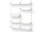 Living Shelf, white/white