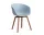 AAC 22 Chair Walnut Veneer, slate blue