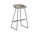 AAS 38 Bar Stool High Black Steel, khaki