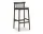 Pind Barstool 75 cm, brown stained ash