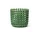 Ceramic Basket Large, emerald green