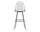 Eames Wire Bar Stool High, basic dark