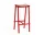 Taburete 8 Bar Stool High, signal red
