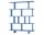 Archivo Shelf JH45, sky blue