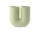 Kink Vase H26, light green