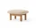 Brasilia Ottoman, Bouclé 02/natural oak