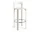 Rey Bar Stool, cream white