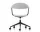 Mynt Office Chair Plastic with castors, grey/black