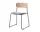 Pavilion Side Chair AV52, oak/Sisu 165
