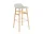 Form Bar Chair 75 cm Oak, light grey
