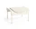 O2 Ottoman, cream textile