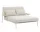 Settle Lounge Bed w. Armrest, Laze 1/grey