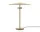 Reflection Table Lamp, brass lacquered aluminium