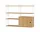 String Living Room R Shelving Set, oak/white