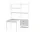 String Workspace E Shelving Set, white