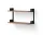 Wall Shelf 450, walnut/black