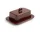 Barro Butter Dish, burgundy