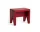 Manolito Stool Short, red