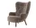 Petra VB3 Lounge Chair, walnut / sheepskin Sahara