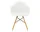 Eames Plastic Armchair DAW, white